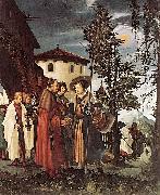 Albrecht Altdorfer St Florian Taking Leave of the Monastery USA oil painting artist